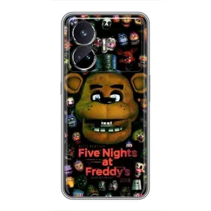 Чехлы Пять ночей с Фредди для Реалми ДжиТи Нео 5 (Freddy)