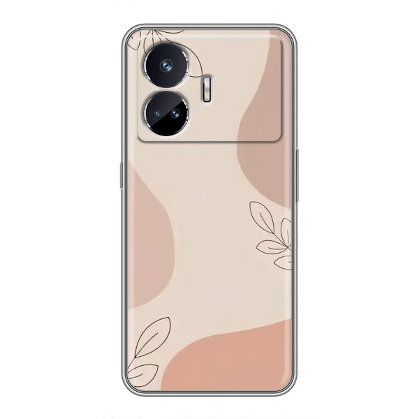 Чехол с рисунком «Коричневый фон» для Realme GT Neo 5 Чехол с рисунком «Коричневый фон» для Realme GT Neo 5