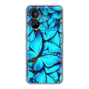 Силиконовый бампер с картинкой животных для Realme GT Neo 5 (Крылья бабочек)