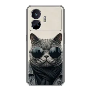 Чехол на тематику: Коты для Realme GT Neo 5 (Модный кот)