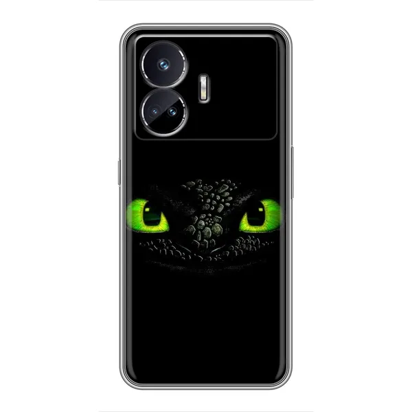 Чехол с рисунком «Глаза Беззубика» для Realme GT Neo 5 Чехол с рисунком «Глаза Беззубика» для Realme GT Neo 5