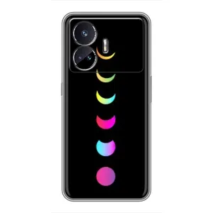 Чехол (ТПУ) с планетами на Realme GT Neo 5 (Полнолуние)