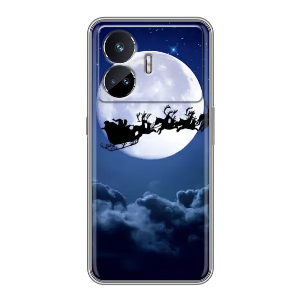 Чехол с рисунком «Санта - луна» для Realme GT Neo 5 Чехол с рисунком «Санта - луна» для Realme GT Neo 5