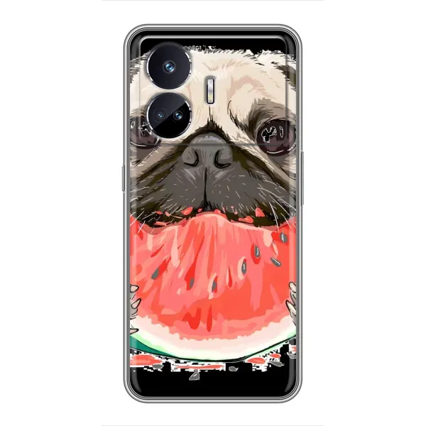 Чехол с рисунком «Смешной Мопс» для Realme GT Neo 5 Чехол с рисунком «Смешной Мопс» для Realme GT Neo 5