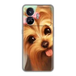 Чехол (ТПУ) Милые собачки для Realme GT Neo 5 (Йоршенский терьер)