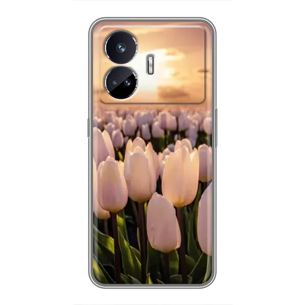 Чехол с рисунком «Закат с цветами» для Realme GT Neo 5 Чехол с рисунком «Закат с цветами» для Realme GT Neo 5