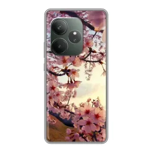 Чехол с принтом САКУРЫ на Realme GT Neo 6 SE (Цветущая сакура)
