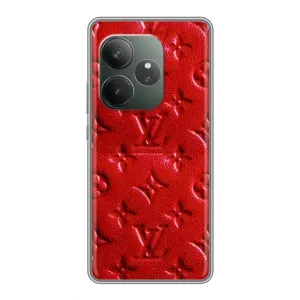 Текстурный Чехол Louis Vuitton для ДжиТи Нео 6 СЕ (Красный ЛВ)