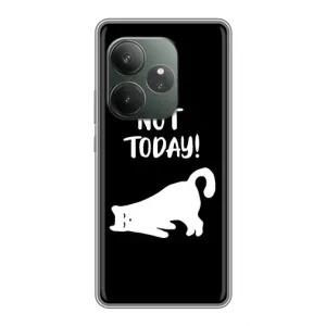 Бампер с изображением Котиков для ДжиТи Нео 6 СЕ (Not Today)
