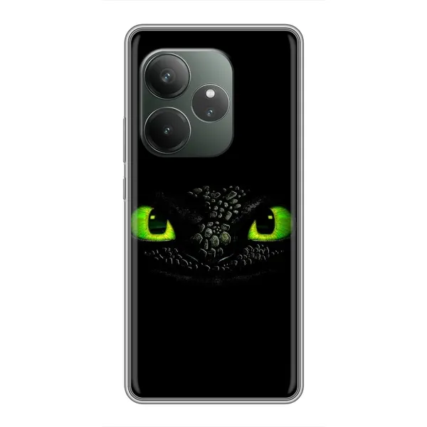 Чехол с рисунком «Глаза Беззубика» для Realme GT Neo 6 SE Чехол с рисунком «Глаза Беззубика» для Realme GT Neo 6 SE