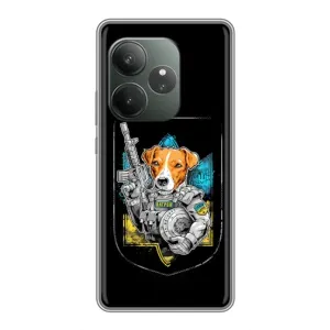 Чехол с принтом для Realme GT Neo 6 SE (Патрон Воин)