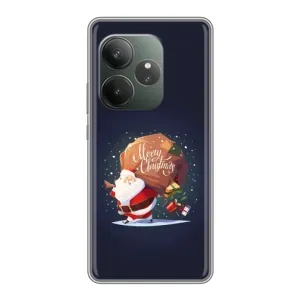 Чехол Санта Клаус для Realme GT Neo 6 SE (Подарки от Санты)