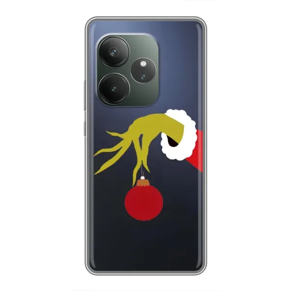 Чехол с рисунком «Рука Гринча» для Realme GT Neo 6 SE Чехол с рисунком «Рука Гринча» для Realme GT Neo 6 SE