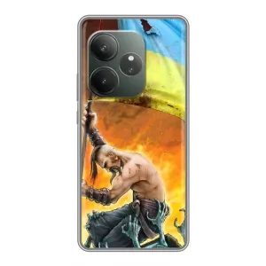 Чехол с картинкой (Патриотический КОЗАК) на Realme GT Neo 6 SE (Сильный Козак)