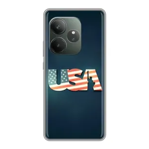 Чехол Флаг USA для Realme GT Neo 6 SE (USA)