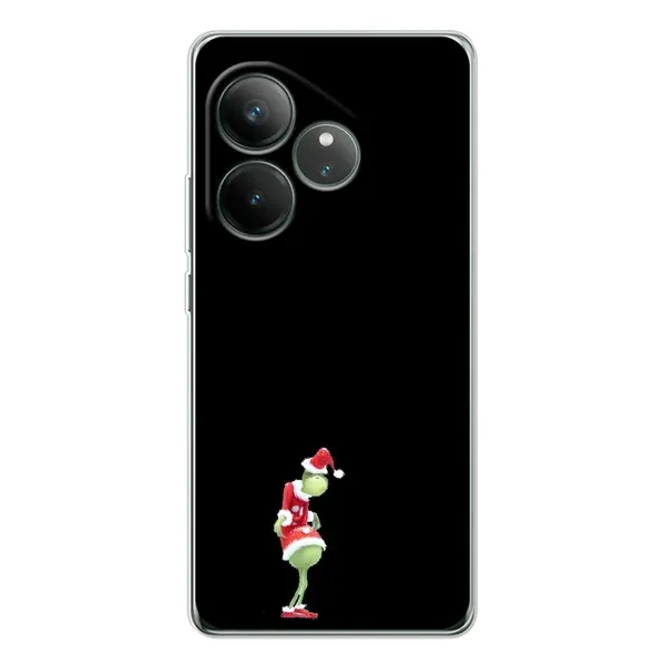 Чехол с рисунком «Гринч на чорном» для Realme GT Neo 6 Чехол с рисунком «Гринч на чорном» для Realme GT Neo 6