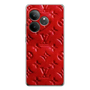 Текстурный Чехол Louis Vuitton для ДжиТи Нео 6 (Красный ЛВ)