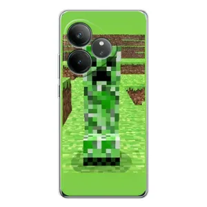 Чехлы для Realme GT Neo 6 (Персонажи Майн Крафт) (Крипер 2)