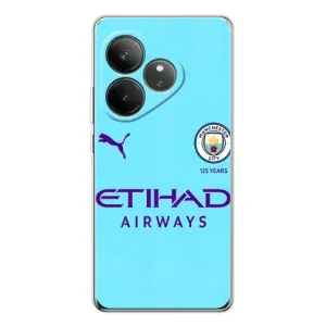 Силиконовые Чехлы принт Футбол на Realme GT Neo 6 (Man City)