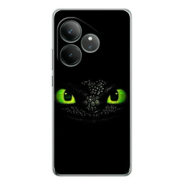 Чехол с рисунком «Глаза Беззубика» для Realme GT Neo 6 Чехол с рисунком «Глаза Беззубика» для Realme GT Neo 6