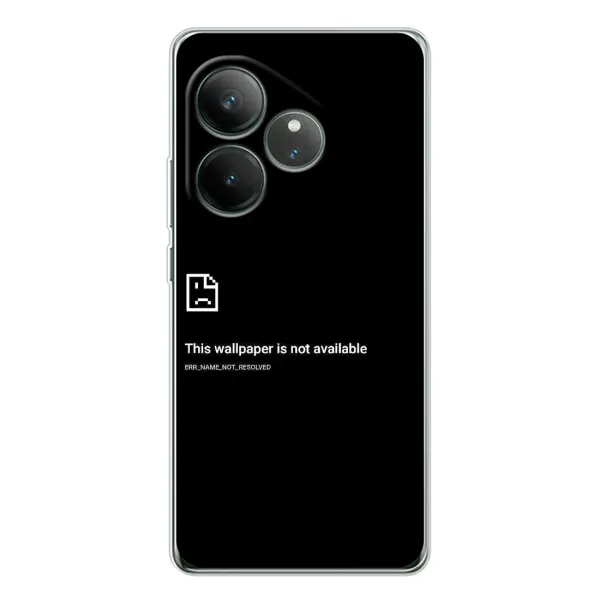 Чехол с рисунком «Ошибка» для Realme GT Neo 6 Чехол с рисунком «Ошибка» для Realme GT Neo 6