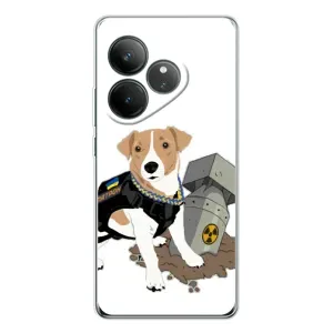 Чехол с принтом Собаки Патрон для Realme GT Neo 6 (Пёс Патрон с ракетой)