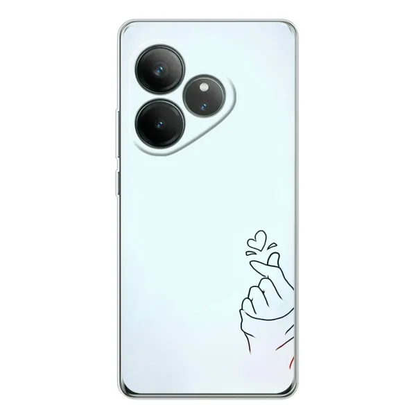 Чехол с рисунком «Сердце на голубом» для Realme GT Neo 6