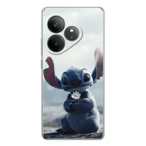 Чохол з малюнком Стіч для Realme GT Neo 6 (Стіч з квіткою)