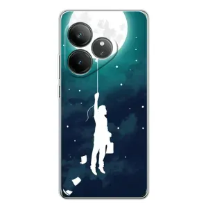 Чехол (ТПУ) с планетами на Realme GT Neo 6 (To The moon)