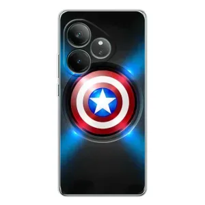 Чохол с Щітом Капітана Америки на Realme GT Neo 6 (Яскраий Щит Капітана)