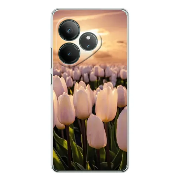 Чохол з малюнком «Захід з квітами» для Realme GT Neo 6