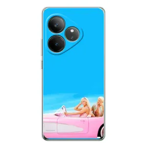 Силіконовый Чохол Барбі фільм на Realme GT Neo 7 (Барбі і Кен)