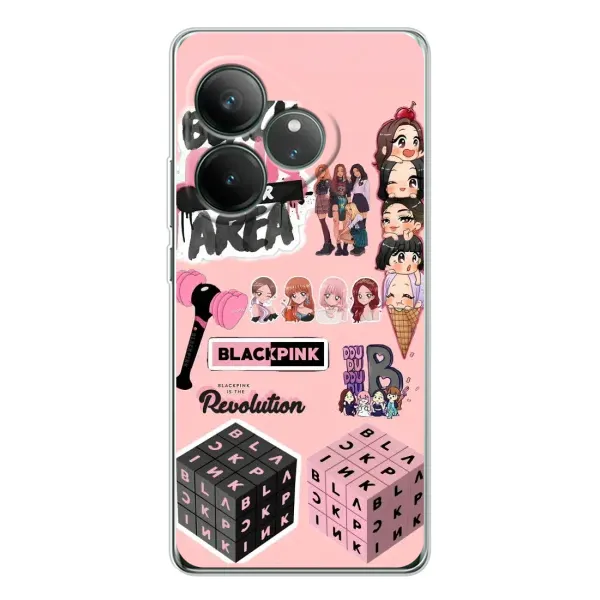 Чехол с рисунком «BLACK PINK коллаж» для Realme GT Neo 7 Чехол с рисунком «BLACK PINK коллаж» для Realme GT Neo 7