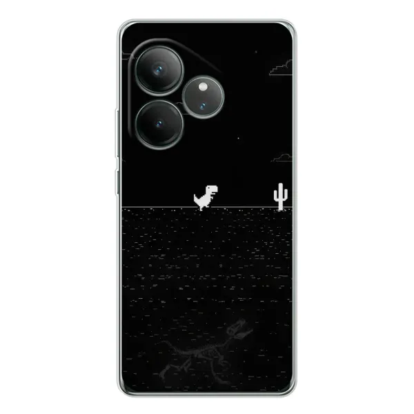 Чехол с рисунком «Динозаврик» для Realme GT Neo 7 Чехол с рисунком «Динозаврик» для Realme GT Neo 7