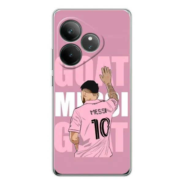 Чехол с рисунком «GOAT MESSI» для Realme GT Neo 7 Чехол с рисунком «GOAT MESSI» для Realme GT Neo 7
