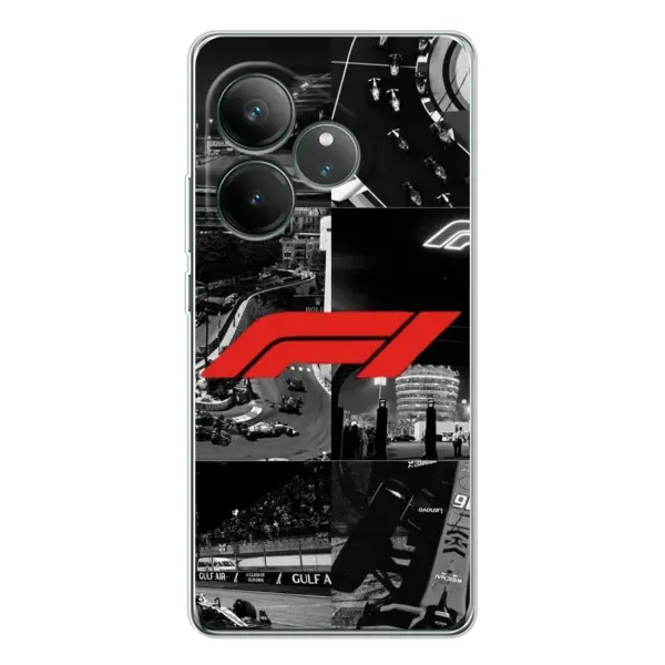 Чехол с рисунком «Коллаж Формула 1» для Realme GT Neo 7 Чехол с рисунком «Коллаж Формула 1» для Realme GT Neo 7