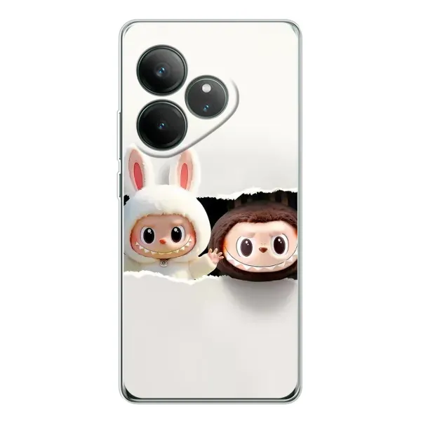 Чехол с рисунком «Фигурки Labubu» для Realme GT Neo 7 Чехол с рисунком «Фигурки Labubu» для Realme GT Neo 7