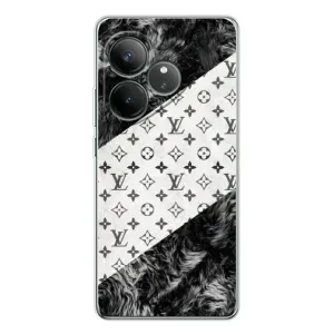 Чохол Стиль Louis Vuitton на Realme GT Neo 7 (LV на білому)