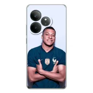 Чехол (TPU) с Футболистом на Realme GT Neo 7 (Мбаппешичка)