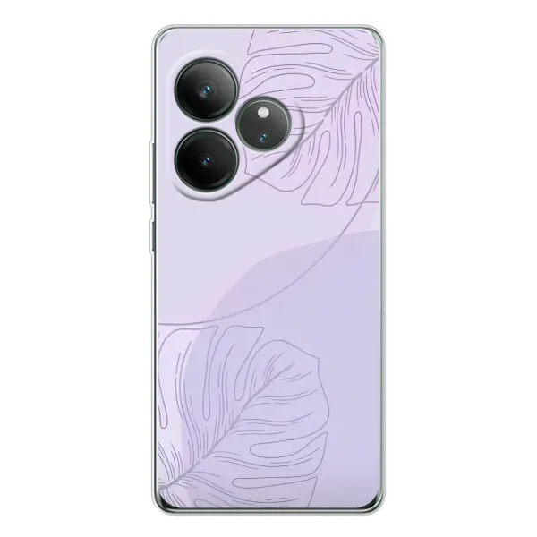 Чехол с рисунком «Монстера фиолетовая» для Realme GT Neo 7 Чехол с рисунком «Монстера фиолетовая» для Realme GT Neo 7