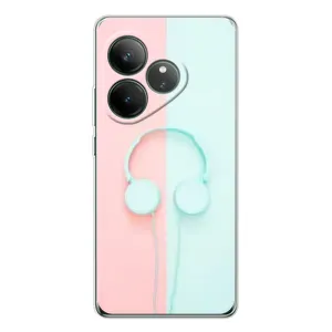 Девчачий Чехол для Realme GT Neo 7 (Наушники)