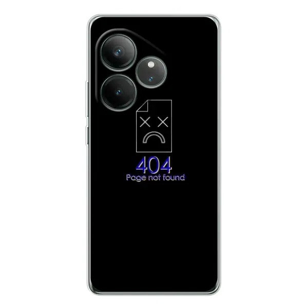 Чехол с рисунком «Ошибка 404» для Realme GT Neo 7 Чехол с рисунком «Ошибка 404» для Realme GT Neo 7