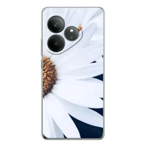 Чехол с ромашками на Realme GT Neo 7 (Пол ромашки)