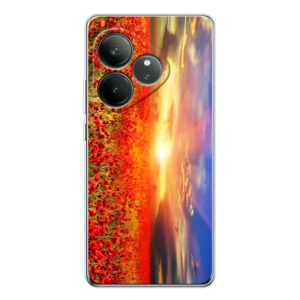 Чехол с рисунком «Поле тюльпанов» для Realme GT Neo 7 Чехол с рисунком «Поле тюльпанов» для Realme GT Neo 7