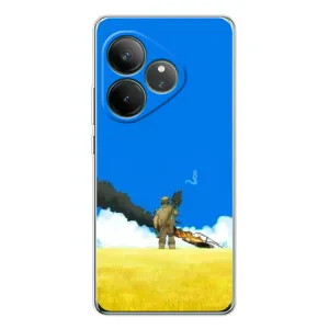 Чехлы на военную тематику для Realme GT Neo 7 (Попадание)