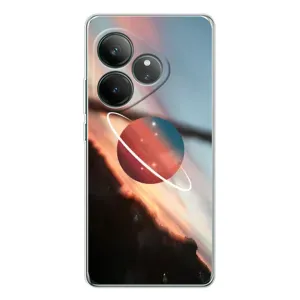 Чехол (ТПУ) с планетами на Realme GT Neo 7 (Сатурн)
