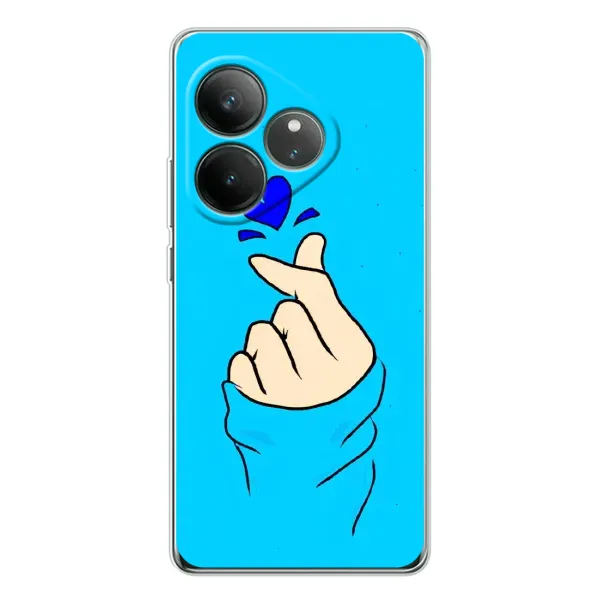 Чехол с рисунком «Сердце на синем» для Realme GT Neo 7 Чехол с рисунком «Сердце на синем» для Realme GT Neo 7