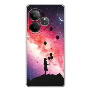 Силиконовые Чехлы Любимому человеку для Realme GT Neo 7 (Шарики в небе)