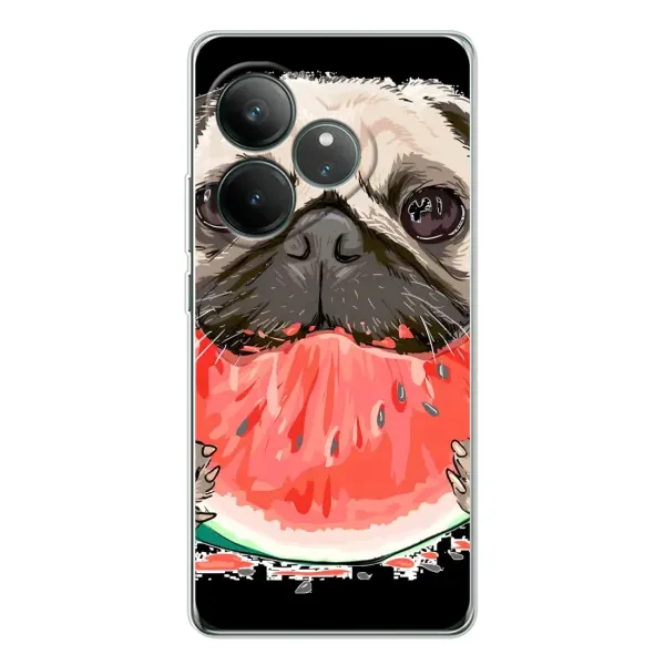 Чехол с рисунком «Смешной Мопс» для Realme GT Neo 7 Чехол с рисунком «Смешной Мопс» для Realme GT Neo 7