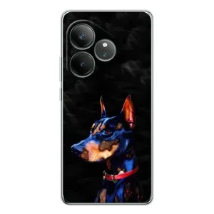 Бампер для Realme GT Neo 7 с картинкой "Песики" (Собака Мопс)